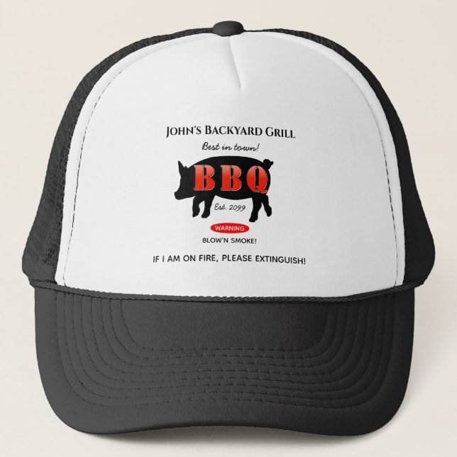 Casquette Jardin Grill Master Grill BBQ Cook (Devant)