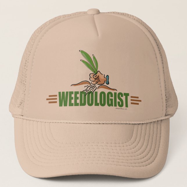 Casquette Jardin humoristique (Devant)