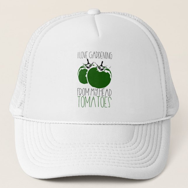 Casquette Jardinage des tomates (Devant)