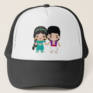 Casquette Jasmine et Aladdin Emoji