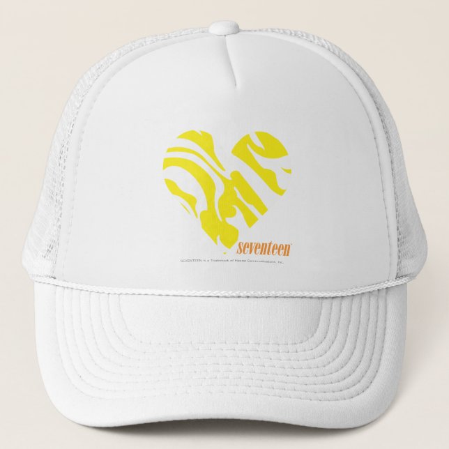 Casquette Jaune 4 de zèbre (Devant)