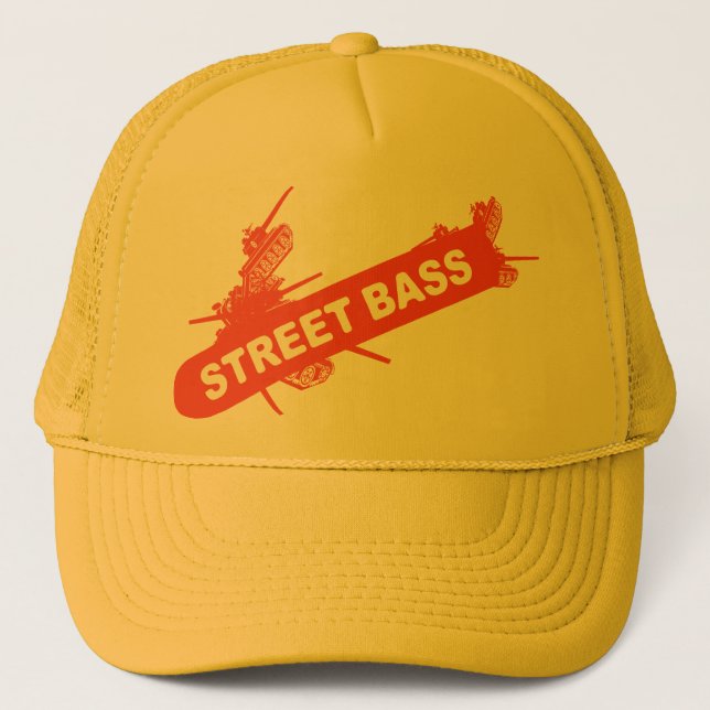 Casquette jaune bas de réservoir de rue (Devant)
