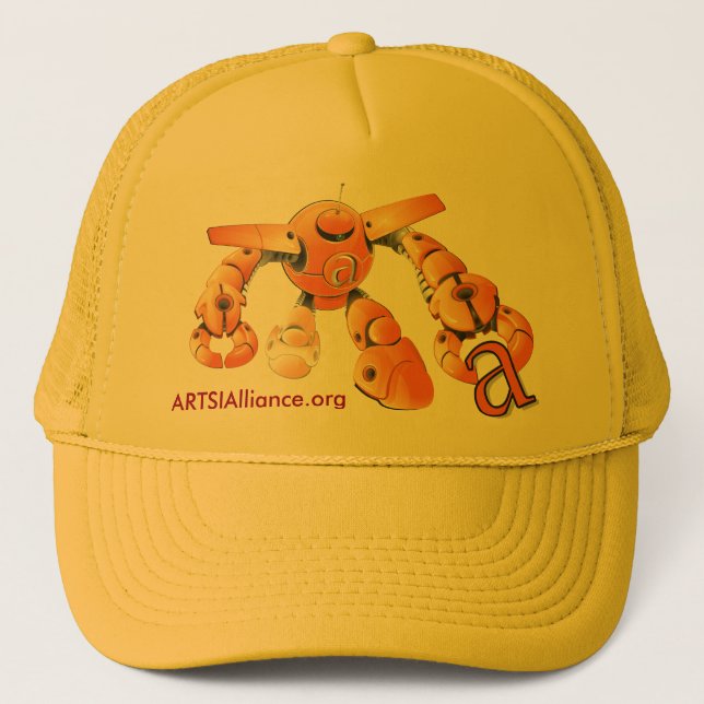 Casquette jaune d'ARTSI (Devant)