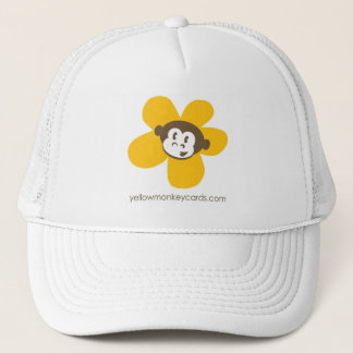 Casquette jaune de fleur de singe