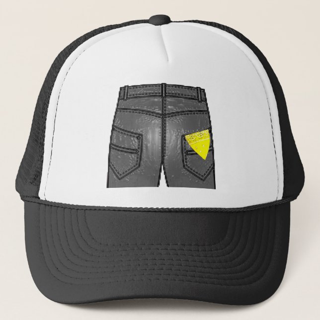 Casquette Jaune droite Hanky (Devant)