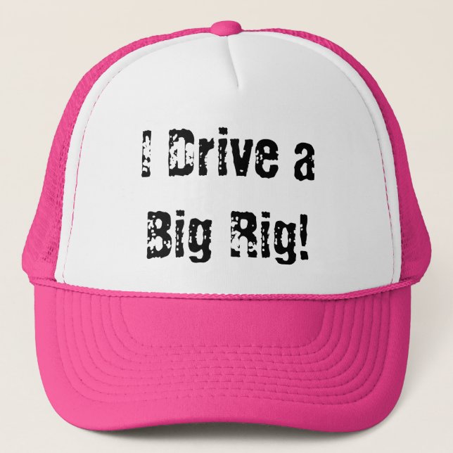 Casquette Je conduis une grande installation ! (Devant)