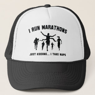 Casquette Je Cours Des Marathons