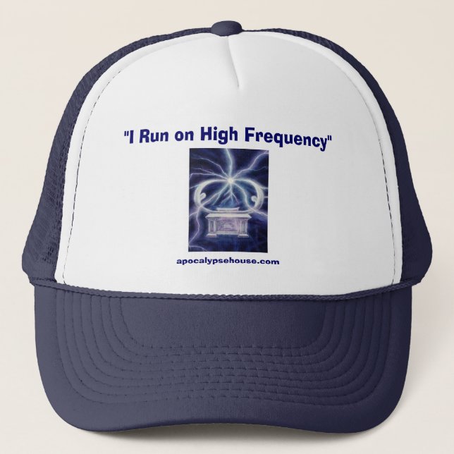 Casquette "Je cours sur la haute fréquence " (Devant)