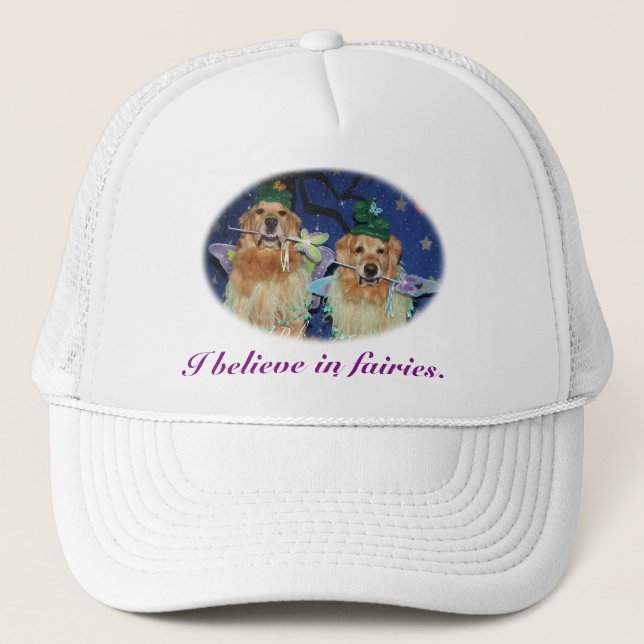 Casquette Je crois en des fées d'or (Devant)
