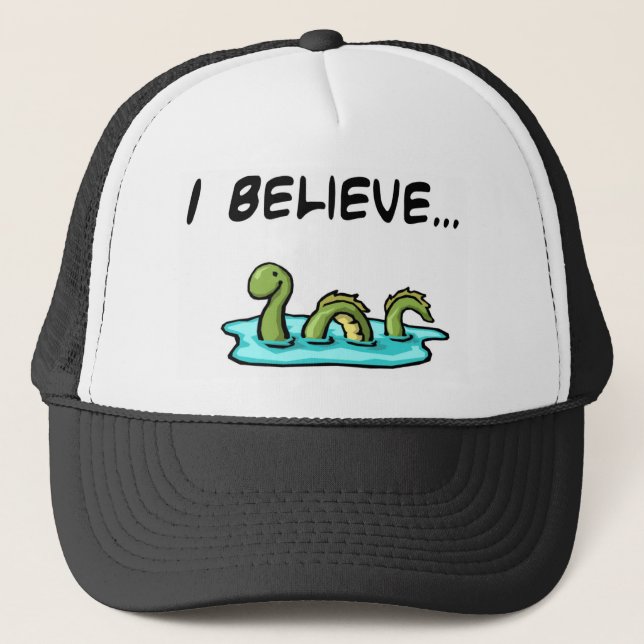 Casquette Je crois en monstre de Loch Ness (Devant)