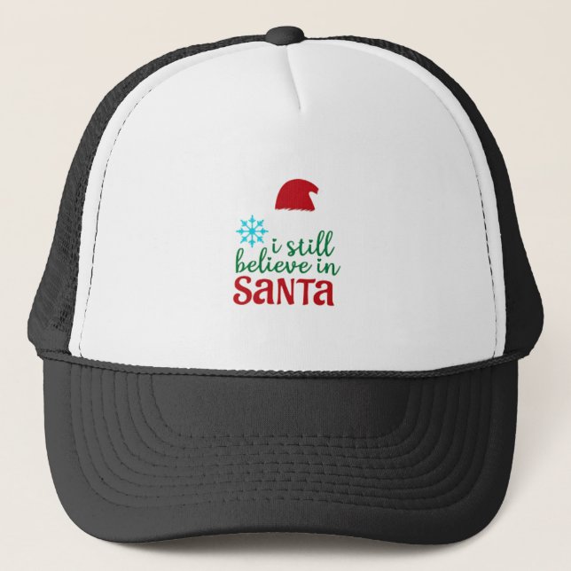 Casquette Je Crois Toujours À Père Noël (Devant)