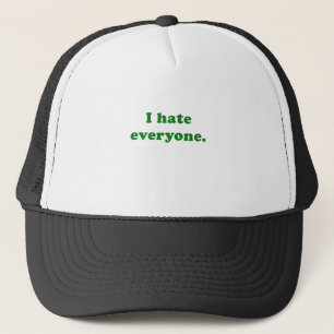 Casquette Je déteste chacun