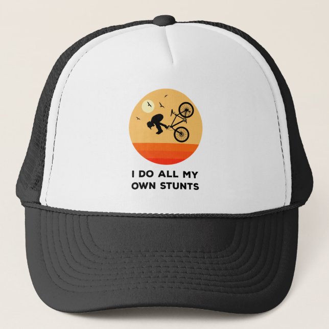 Casquette Je Fais Tous Mes Propres Têtes Drôle Vélo Camion C (Devant)