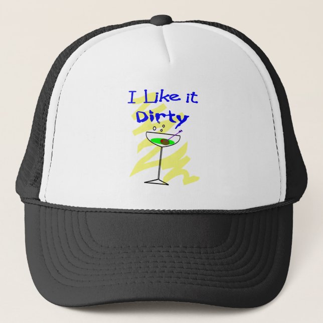 Casquette Je l'aime les cadeaux sales de buveurs de Martini (Devant)