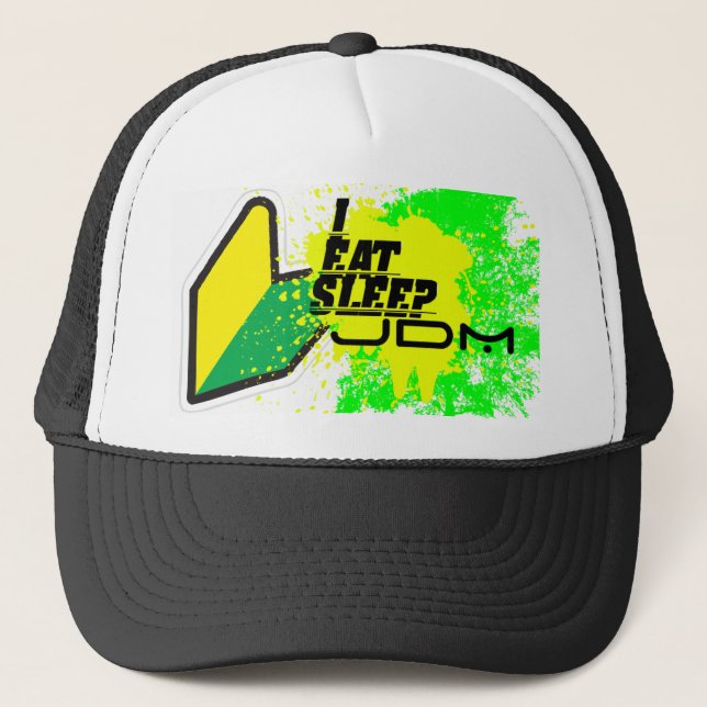 Casquette Je mange, dors jdm (Devant)