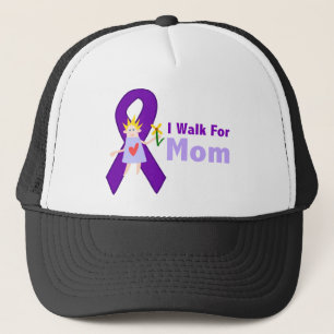 Casquette Je marche pour le cadeau d'Alzheimer de maman
