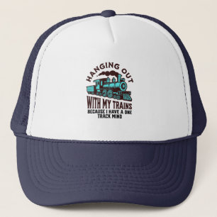 Casquette Je Me Raccroche Avec Mes Trains, Le Conducteur De 