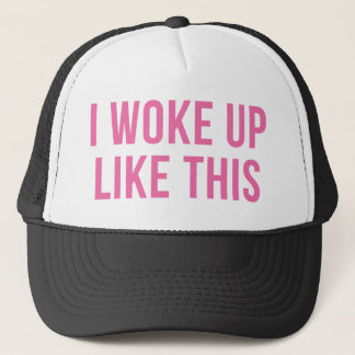Casquette Je Me Suis Réveillé Comme Ce Rose Drôle