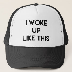 Casquette Je me suis réveillé comme cette citation