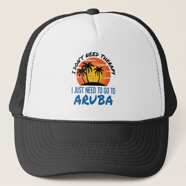Casquette Je n'ai pas besoin de thérapie je dois juste aller (Devant)