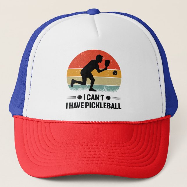 Casquette Je ne peux pas avoir de pickleball, Pickleball Lov (Devant)