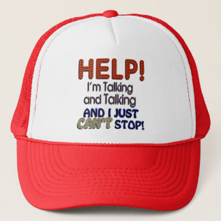 Casquette Je ne peux pas cesser de parler