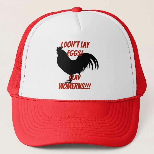 Casquette Je ne ponds pas des oeufs que j'étends le (Devant)