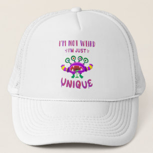 Casquette Je ne suis pas bizarre, je suis juste unique