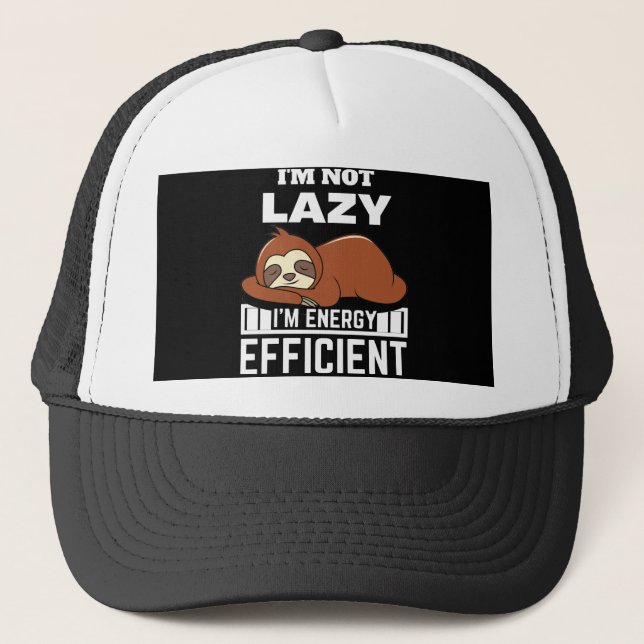 Casquette Je ne suis pas blasé Je suis éconergétique et amus (Devant)