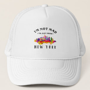 Casquette Je ne suis pas fâché, je viens de New York