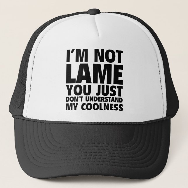 Casquette Je ne suis pas responsable (Devant)