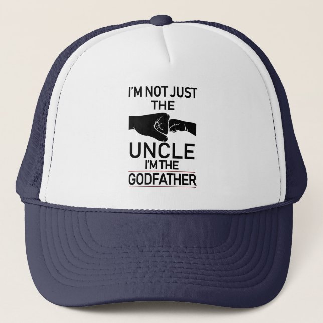 Casquette Je ne suis pas seulement l'oncle Je suis le parrai (Devant)
