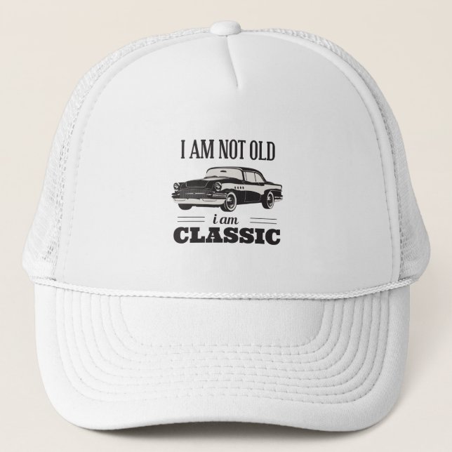 Casquette Je ne suis pas vieux Je suis classique (Devant)