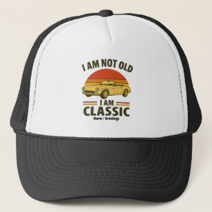 Casquette Je ne suis pas vieux Je suis classique Funny Retro