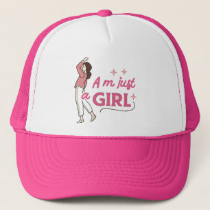 Casquette "Je ne suis qu’une fille" Retro Feminist Empowerme
