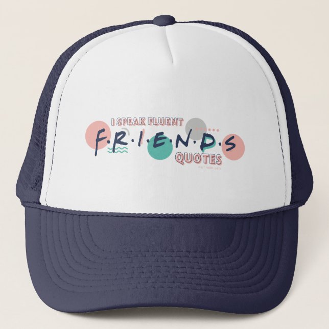 Casquette Je parle couramment les citations FRIENDS™ (Devant)