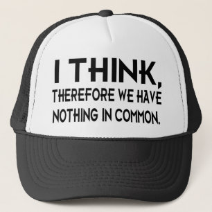 Casquette Je pense