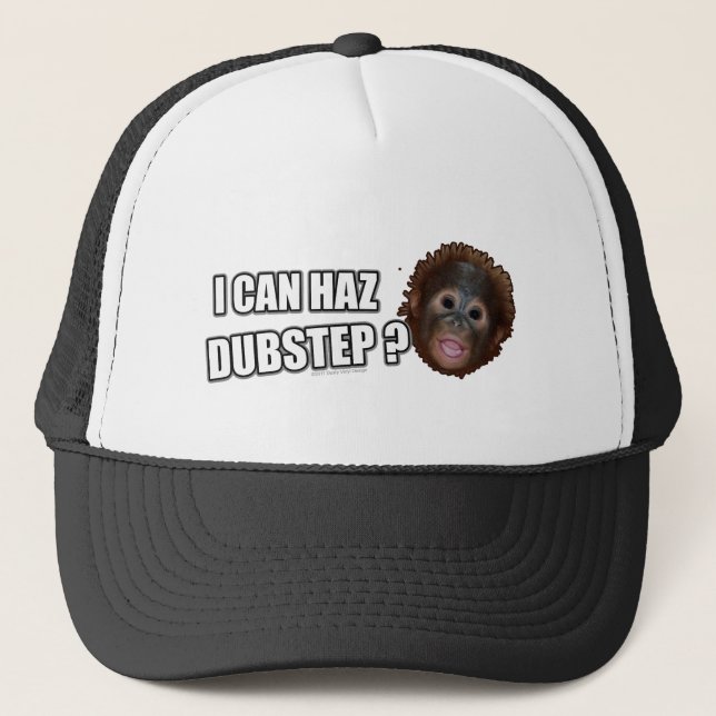 Casquette JE PEUX HAZ DUBSTEP ? Étape Meme de copie de LOLz (Devant)