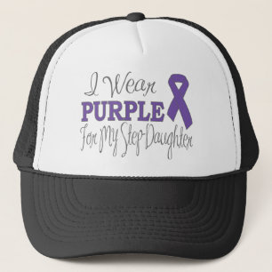 Casquette Je porte le pourpre pour ma belle-fille (le ruban