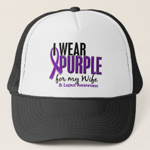 Casquette Je porte le pourpre pour mon lupus de l'épouse 10