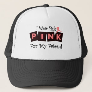 Casquette Je porte le rose pour mon ami--Conscience de