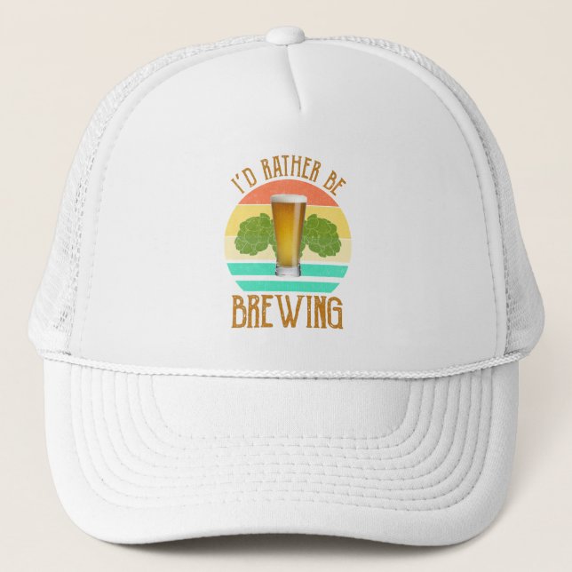 Casquette Je préfère brasser (Devant)