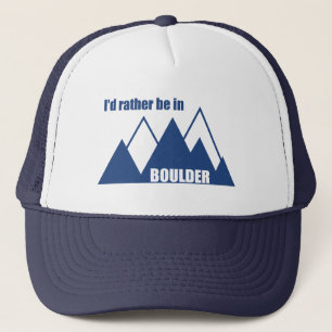 Casquette Je préfère être à Boulder Colorado Mountain