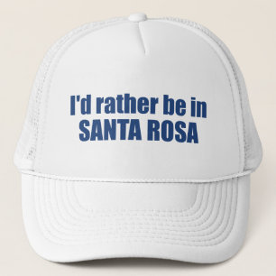 Casquette Je préfère être à Père Noël Rosa en Californie