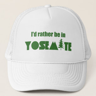 Casquette Je préfère être dans le parc national de Yosemite