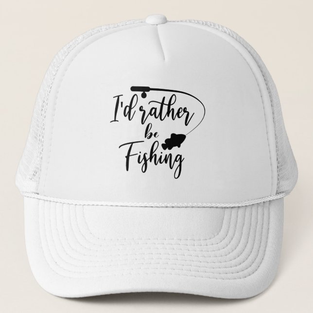 Casquette Je préfère pêcher (Devant)