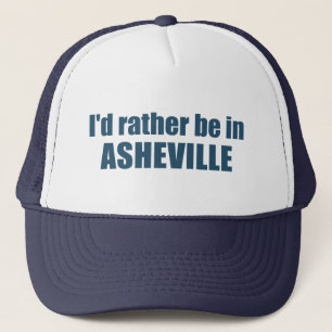 Casquette Je préférerais être à Asheville Caroline du Nord