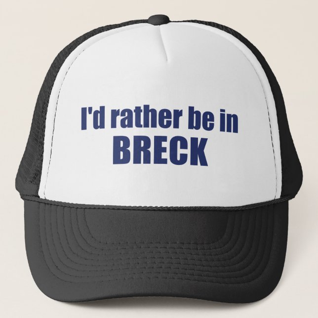 Casquette Je Préférerais Être À Breckenridge Colorado (Devant)