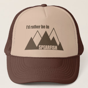 Casquette Je préférerais être à Spearfish, Dakota du Sud, da