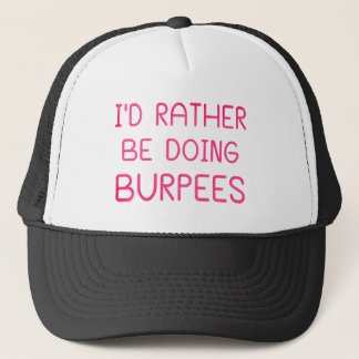Casquette Je Préférerais Faire Des Burpees
